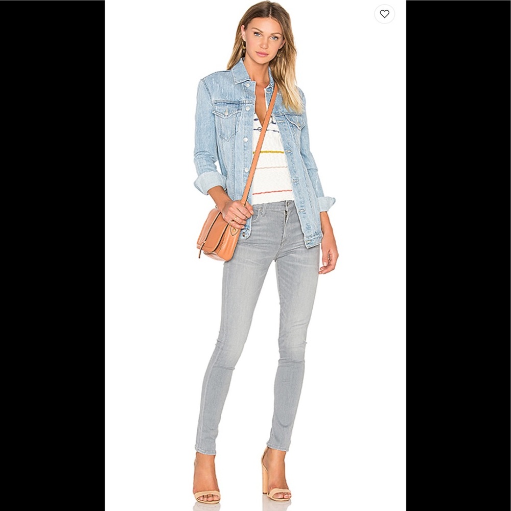 Agolde Sophie High Rise Skinny in Fame